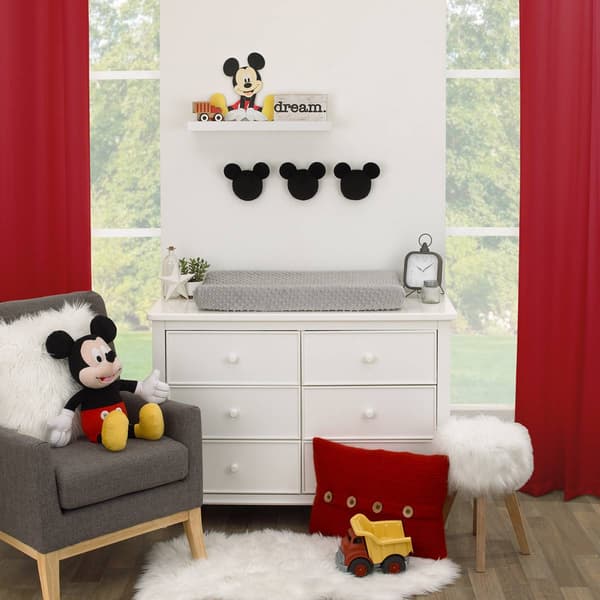 Disney Mickey Mouse Plush Wall Décor - Set of 3