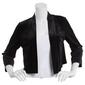 Womens Percptions 3/4 Sleeve Velvet Shrug - image 1