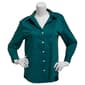 Juniors Love Tree Poplin Oversized Casual Button Down - image 1