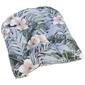 Jordan Manufacturing Floral Wicker Chair Cushion - Pale Blue - image 1