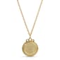 1928 Gold Tone Chrysanthemum Pendant Necklace - image 1