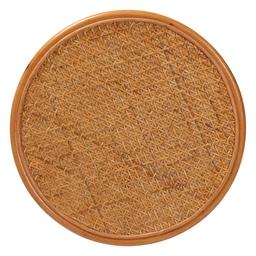 bali & pari Eldon Bohemian Honey Rattan Large End Table