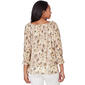 Petite Skye''s The Limit Sky Feel the Sun 3/4 Sleeve Floral Blouse - image 2