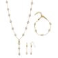 You''re Invited Gold-Tone Pearl Y-Necklace/Earrings/Bracelet Set - image 1