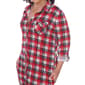 Plus Size White Mark Piper Stretchy Plaid Tunic Shirtdress - image 15