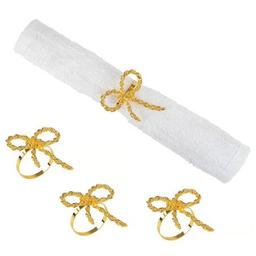 Ribbon Napkin Ring Set Of 4