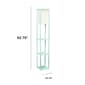 Lalia Home Column Shelf Floor Lamp w/Linen Shade - image 6