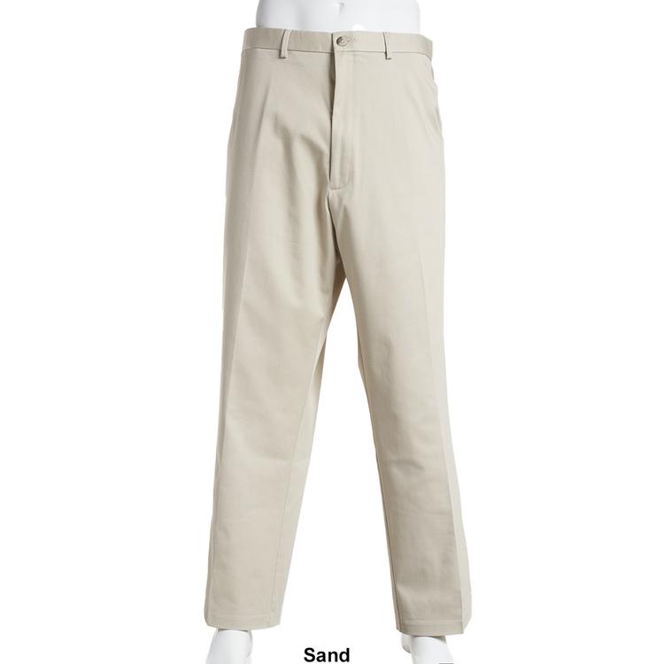 Mens Big &amp; Tall Haggar® Flat Front Iron Free Pants