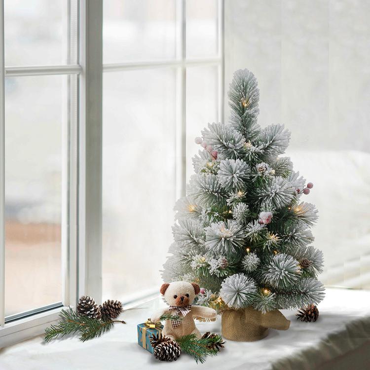 Puleo International 2ft. Tan Sac Artificial Christmas Tree