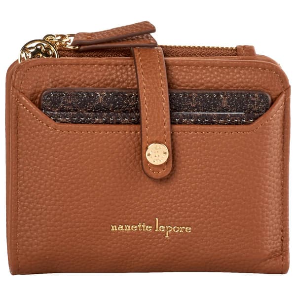 Womens Nannette Lepore Leza Bifold Wallet - Hazelnut - image 
