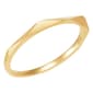 Gold Classics™ 10kt. Yellow Gold Wavy Band Ring - image 2