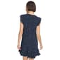 Womens Tommy Hilfiger Ruffle Trim Mixed Media Dot A-Line Dress - image 2