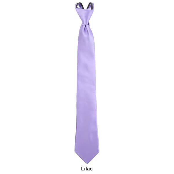 Mens Architect&#174; Sateen Solid Zipper Tie