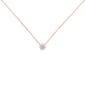 Diamond Classics&#8482; Rose Gold 1/3ctw. Diamond Bezel Pendant - image 2