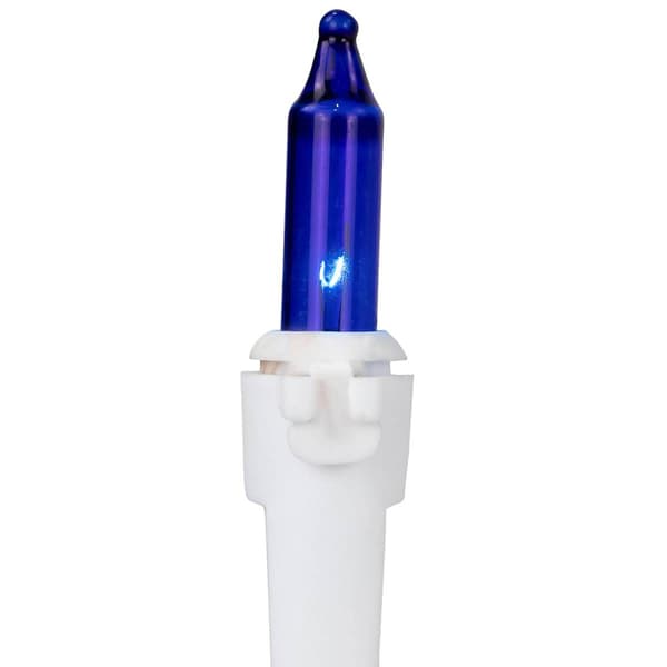 Northlight Seasonal 10ft. Blue Christmas Lights - White Wire