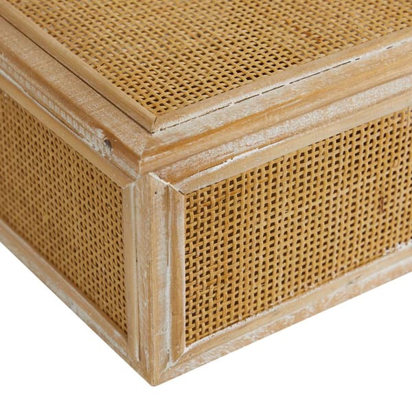 9th & Pike&#174; Distressed Rattan Boxes - Set Of 2