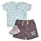 Toddler Boy Adley & Hudson Animal Henley & Short Set w/Socks - image 1