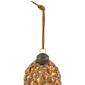 Northlight 4ct. Glittered Pine Cone Glass Christmas Ornaments - image 6