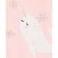 Baby Girl &#40;12-24M&#41; Carter''s&#174; Narwhal Fleece Footie Pajamas - image 2