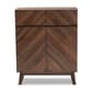 Baxton Studio Hartman Walnut Brown Finished Wood Shoe Cabinet - image 3