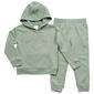 Boys (4-7) Champion(R) Embossed Hoodie 2pc. Set - Lily Pad - image 1
