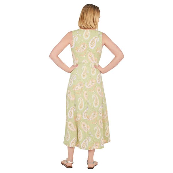Petite Ruby Rd. Sleeveless Paisley High Low Hem Dress
