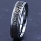 Mens Endless Affection&#8482; 6mm Tungsten Celtic Knot Band Ring - image 4