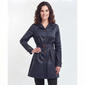 Womens Capelli Mid Length Simple Dot Print Rain Coat - image 1