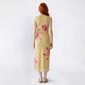 Juniors No Comment Placement Floral Mesh Side Ruch Midi Dress - image 2