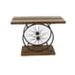 9th & Pike&#40;R&#41; Brown Industrial-Inspired Wood Console Table - image 1