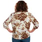 Plus Size Emily Daniels Floral 3/4 Roll Tab Sleeve Button Down - image 2