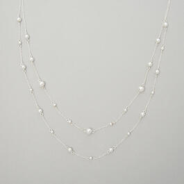 Chaps Double Strand Bead Necklace