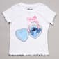 Girls (7-16) Disney Short Sleeve Stitch Bow Locket Tee - image 1