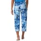 Womens HUE® Butterfly and Floral Patchwork Capri Pajama Pants - image 3