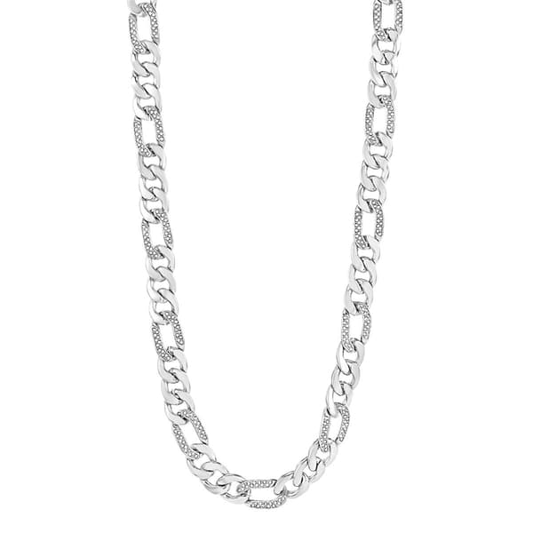 Mens American Exchange Figaro Chain/Bracelet/Earring Set