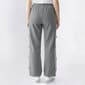 Juniors Derek Heart Wide Leg Fleece Sweatpants with Gingham Bow - image 4