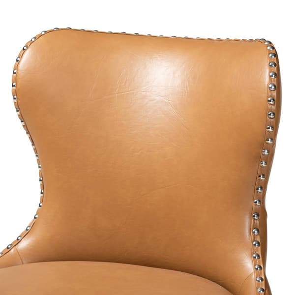 Baxton Studio Gradisca Faux Leather 2pc. Swivel Counter Stool Set