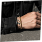 Mens Iron Saints 6mm Cuban Link 18kt. Gold Plating Bracelet - image 1