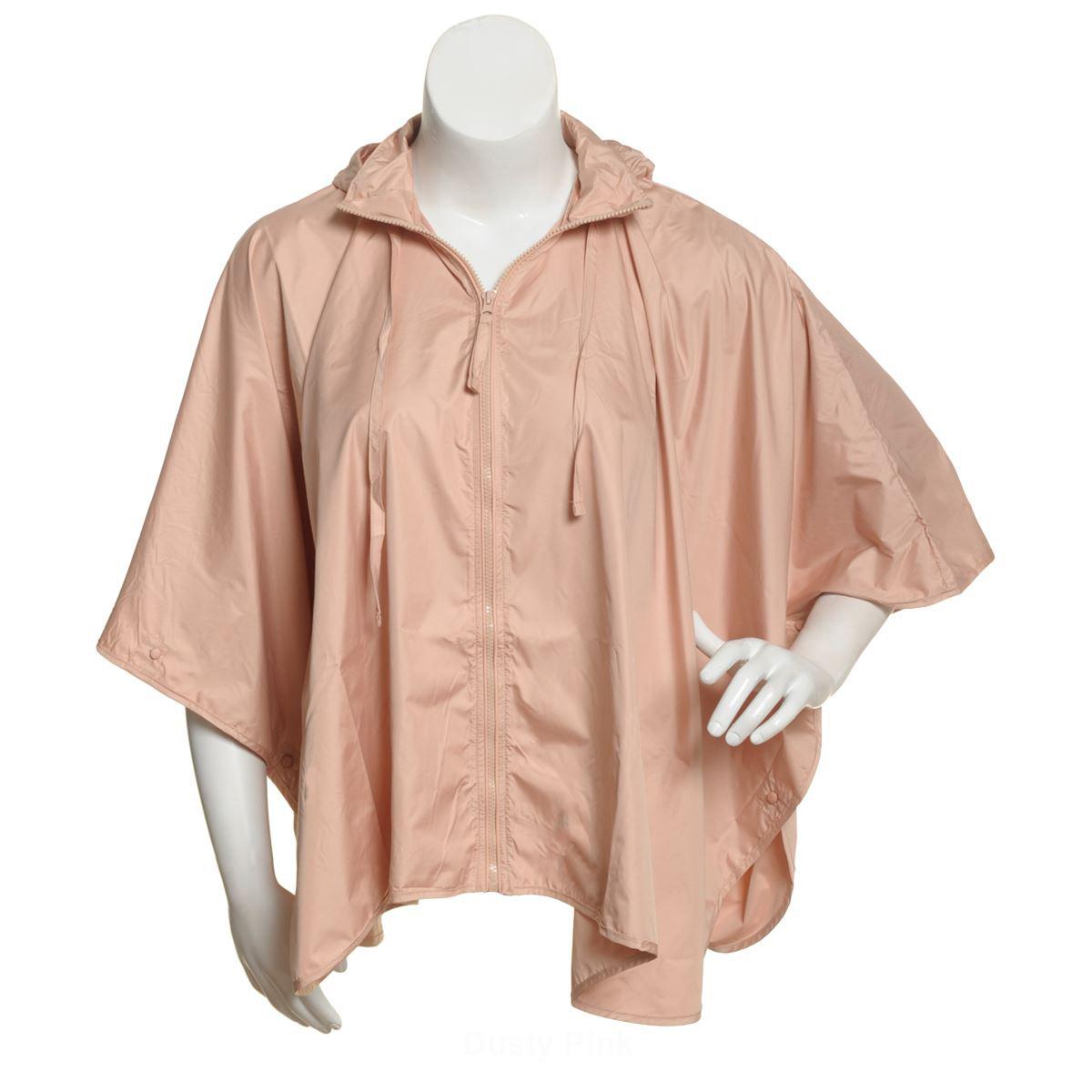 Womens Capelli New York Solid Rain Cape
