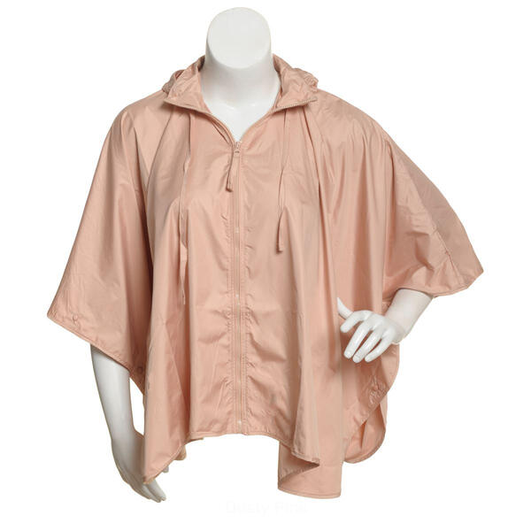 Womens Capelli New York Solid Rain Cape - image 