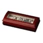 Mele & Co. Emery Glass Top Watch Box in Cherry - image 1