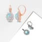 Sophia B Rose Gold Plated Ethiopian Opal Drop Earrings - image 4
