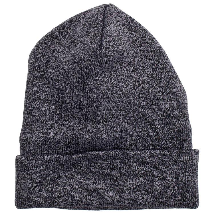 Mens Polar Extreme® Cuffed Winter Hat - Black/Grey