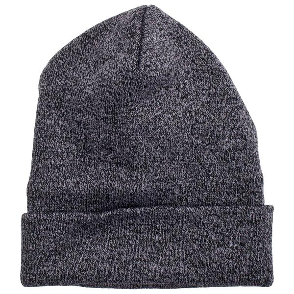 Mens Polar Extreme® Cuffed Winter Hat - Black/Grey