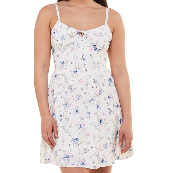 Juniors Madden Girl Corset Cami Skater Dress