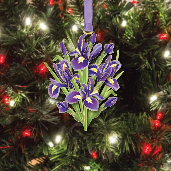 Beacon Design''s Irises Bouquet Ornament