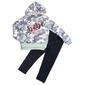Girls &#40;4-6x&#41; Bebe 2pc. Camo Hoodie w/ Leggings Set - image 1
