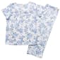 Womens Laura Ashley(R) Floral Lace Trim Pajama Set - image 1