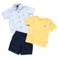 Toddler Boy Nautica Sailboat Top/Solid Tee 3pc. Short Set - image 1