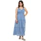 Juniors Plus No Comment Crochet Maxi Dress - image 1